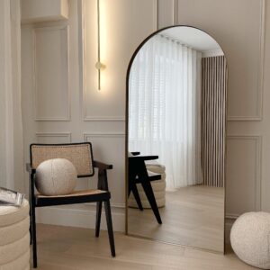 Arcus - Full Length Arched Gold Large Metal Mirror 170cm x 80cm