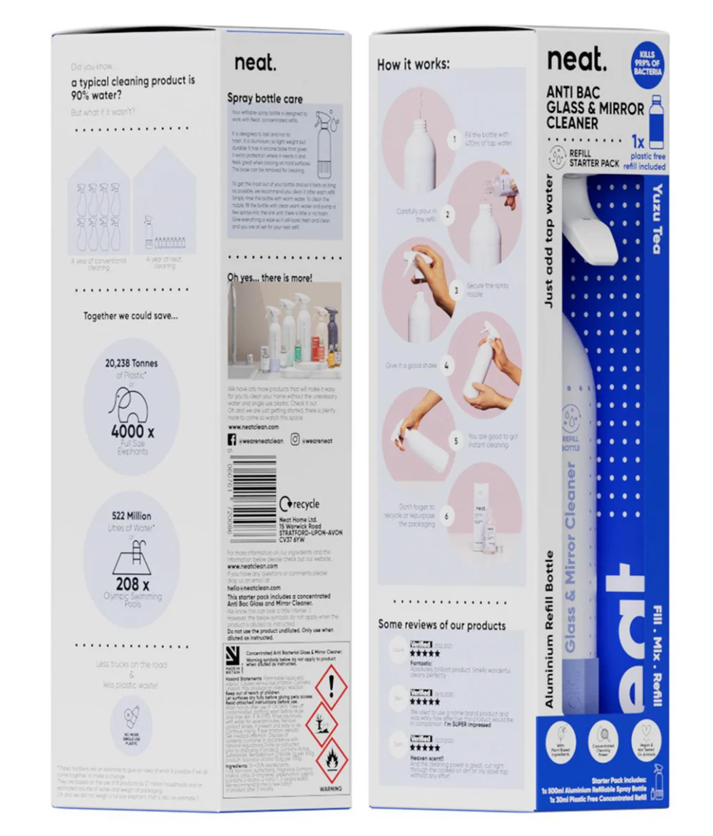 Neat Anti-Bac Glass & Mirror Cleaner - Image 6